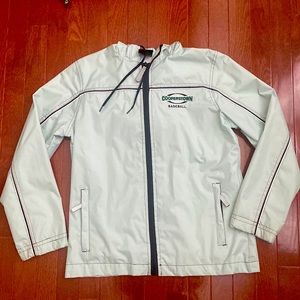 Cooperstown Baseball Mint Green Hooded Windbreaker Jacket